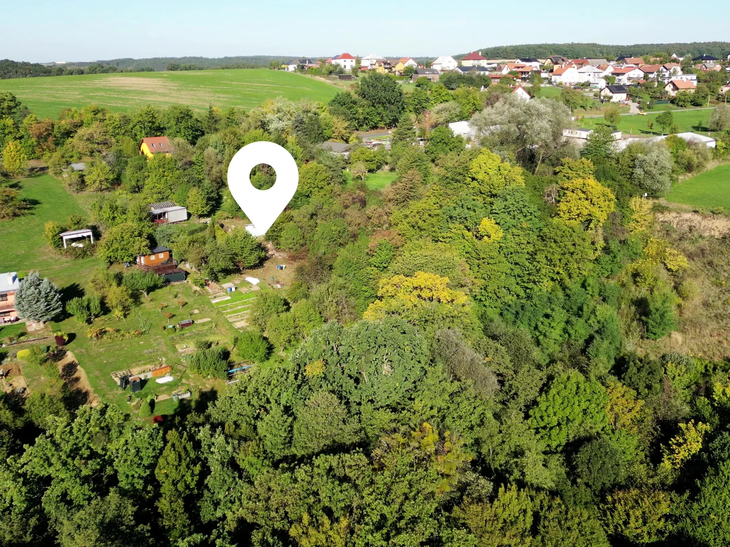 Zahrada 827 m² v zahrádkářské osadě – Zlín – Klečůvka